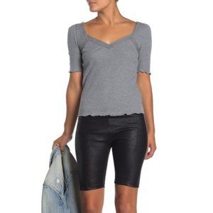 Free People Heatwave Faux Suede Bike Shorts XS